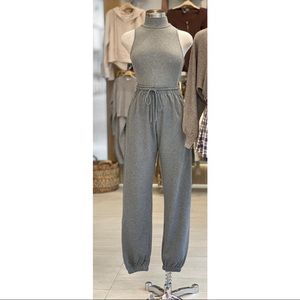 Two Piece Grey Sweatpants Set
